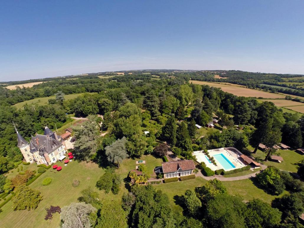 Camping Et Hotel Chateau Du Haget Montesquiou Dış mekan fotoğraf